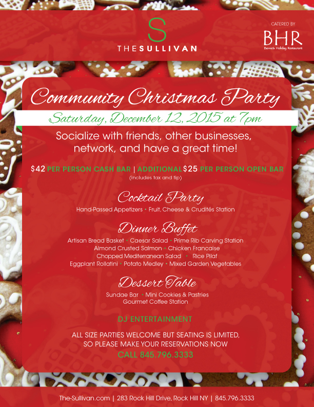 Community Christmas Party @ The Sullivan | Rock Hill | New York | United States